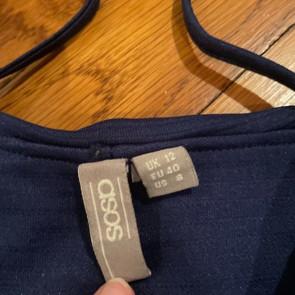 Asos Navy Dress Size 8 - Picture 7 of 7